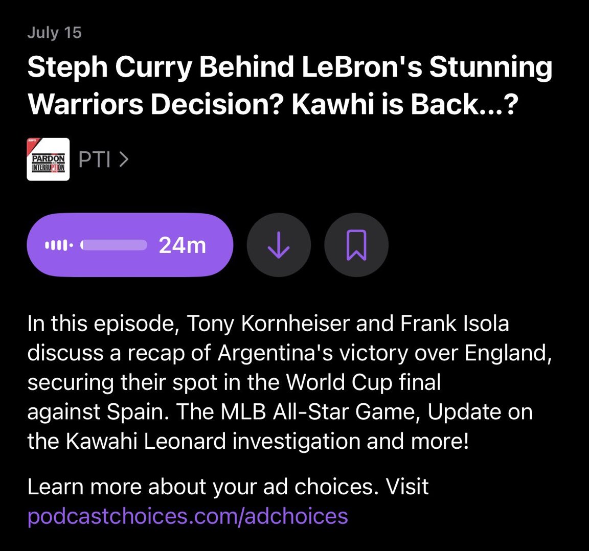 ESPN标题乌龙：詹姆斯加盟勇士？内容毫无关联